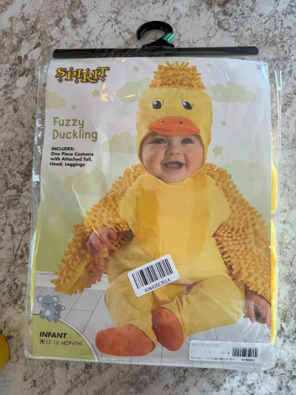 Baby Fuzzy Duckling Belly Costume - Spirit Halloween - Picture 3 of 5